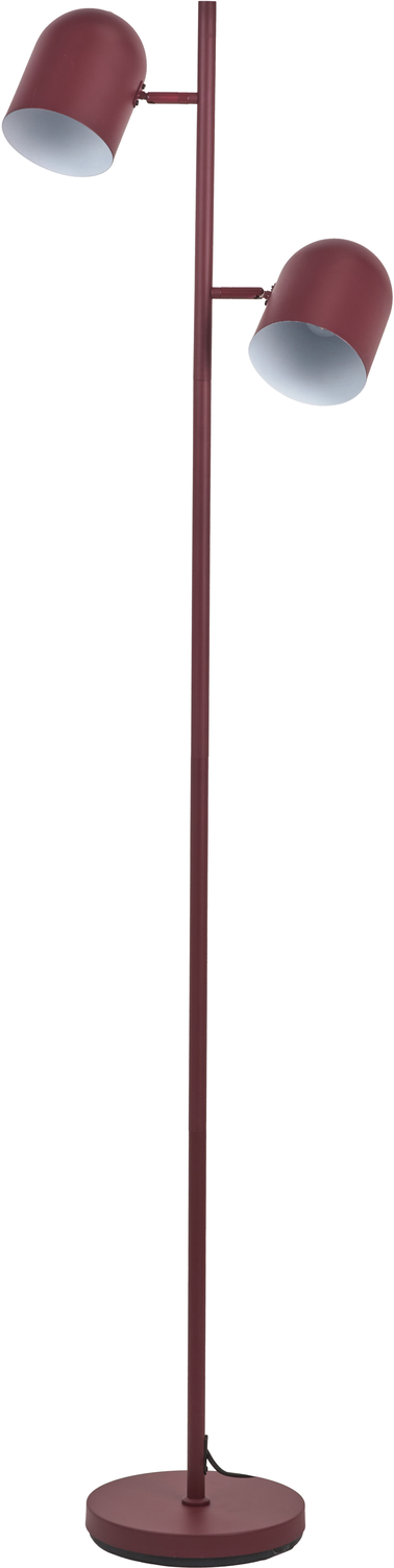 Mulberry Metal Cloche Two Head Floor Lamp