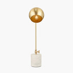 Eloise Gold Metal and Marble Table Lamp