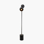 Black Metal 2 Head Floor Lamp