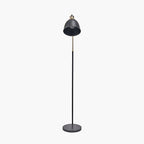 Black and Gold Task Floor Lamp