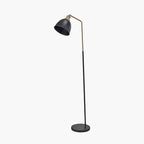 Black and Gold Task Floor Lamp