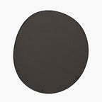 Black Metal Swirl Wall Mirror