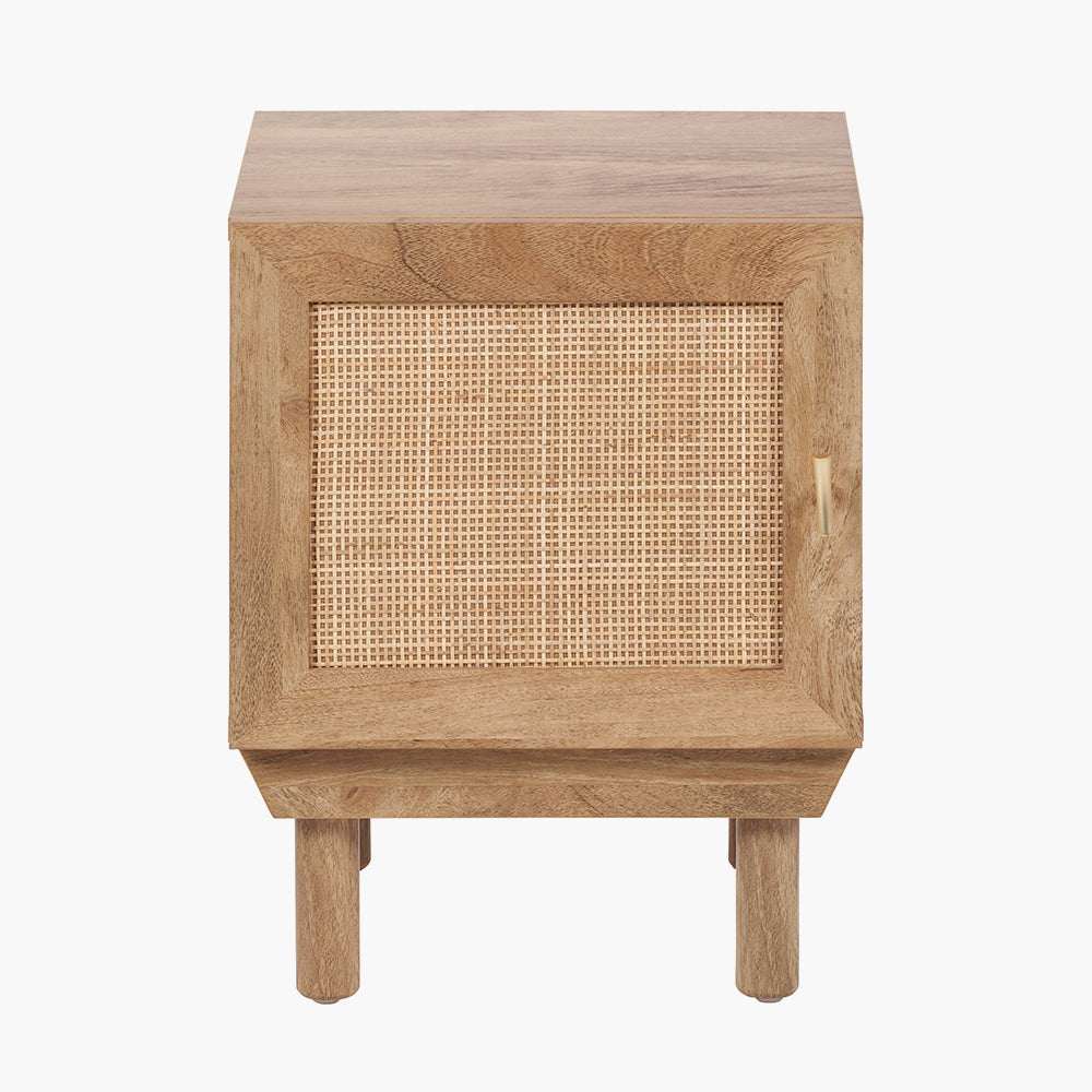 Henrik Natural Rattan 1 Door Cupboard Unit