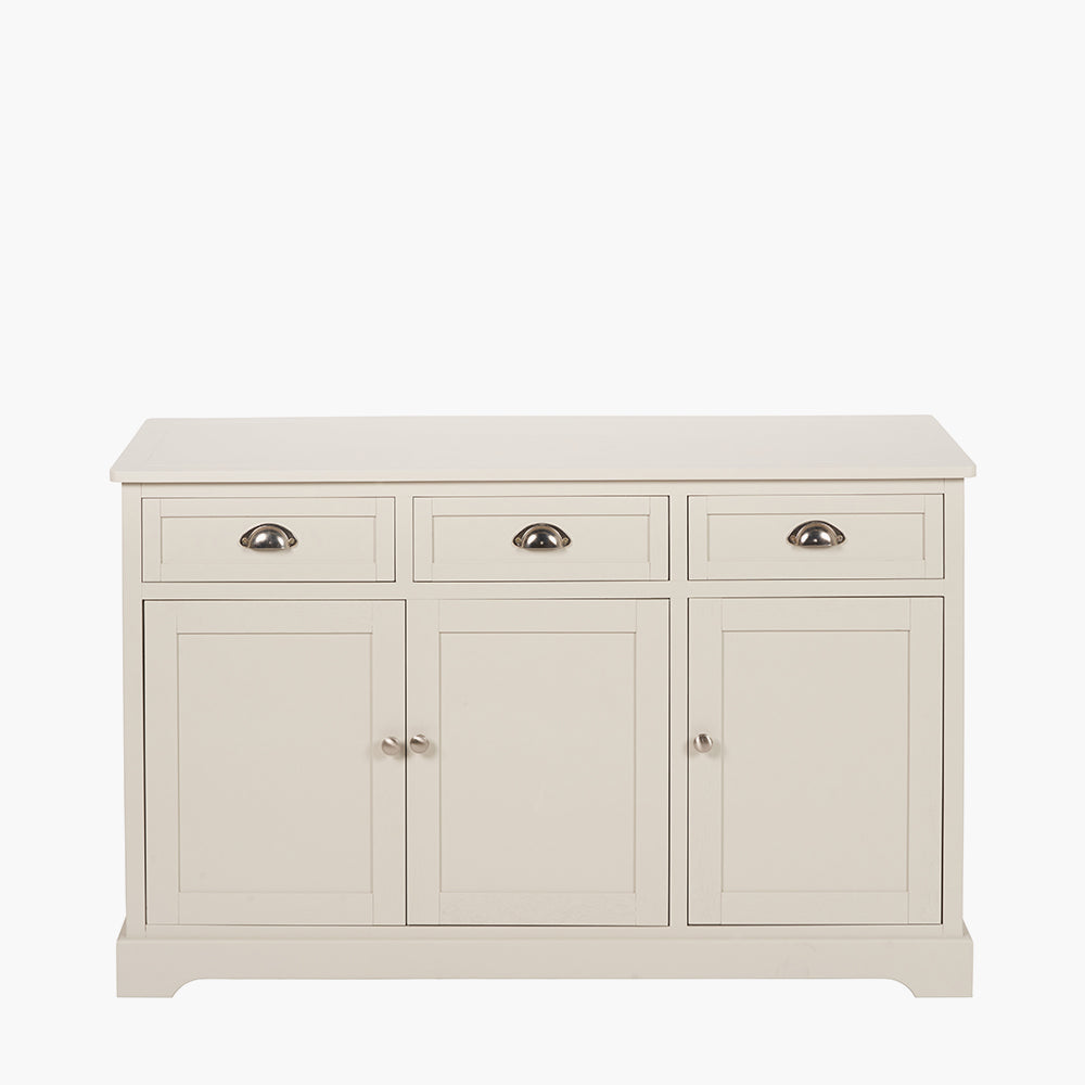 Croft Linen Pine 3 Door 3 Drawer Unit