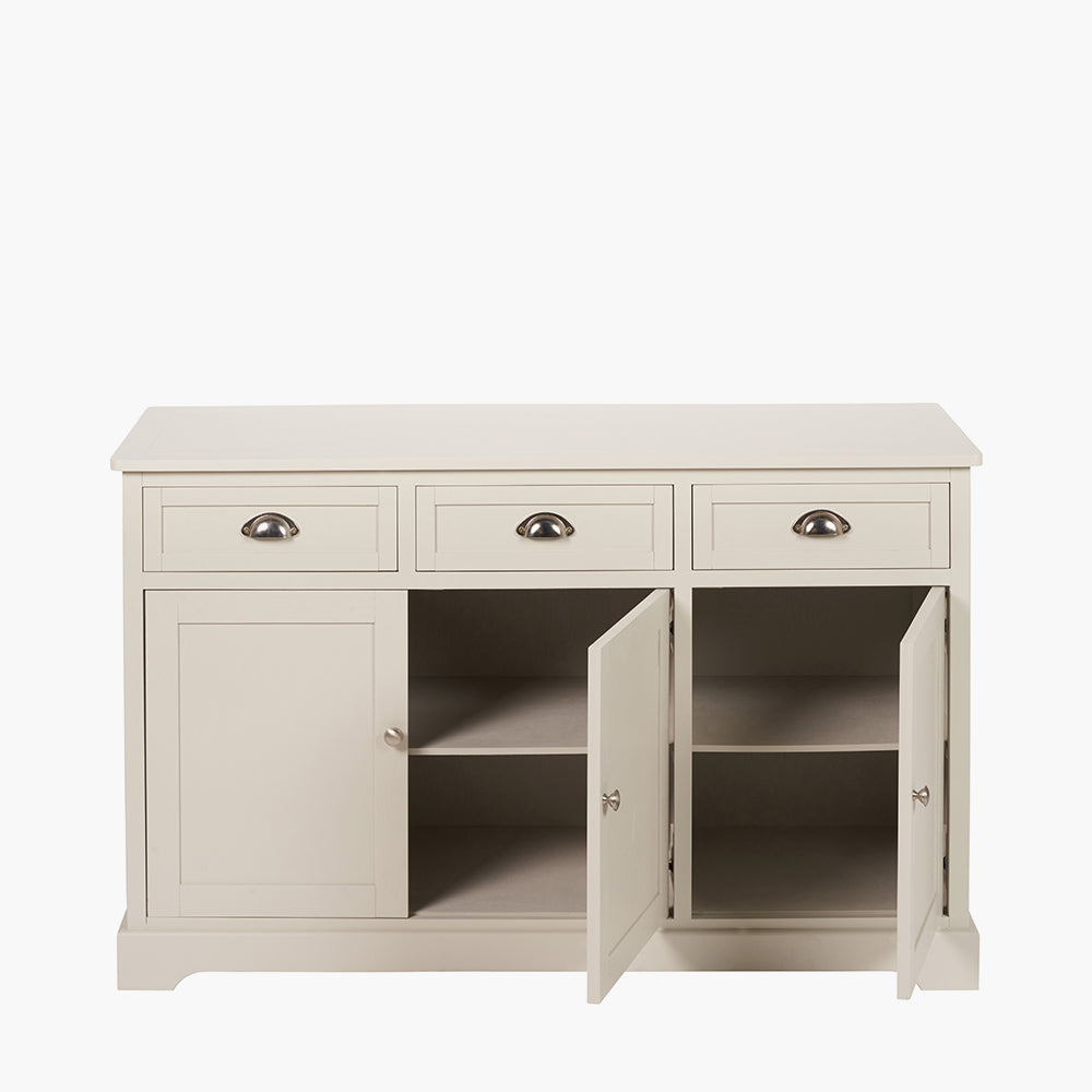Croft Linen Pine 3 Door 3 Drawer Unit