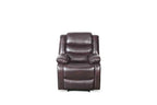 Manual Recliner Sofa Brown Armchair