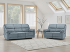 2 Seater Fabric Manual Reclining Sofa