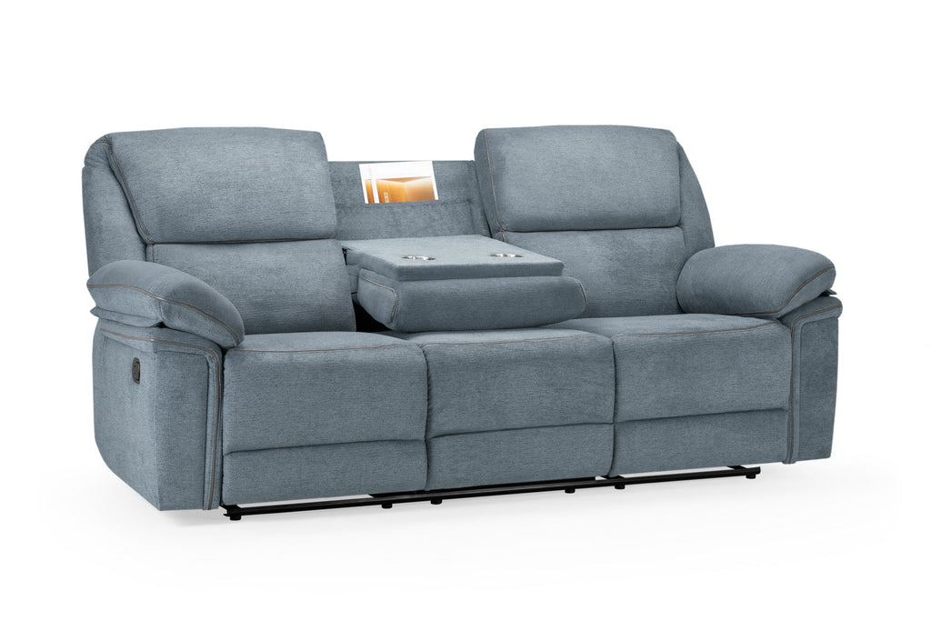 Elio 3 Seater Fabric Manual Reclining Sofa