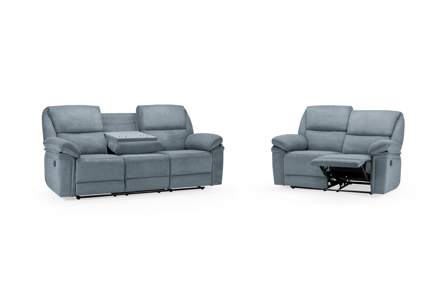 Elio 3 Seater Fabric Manual Reclining Sofa