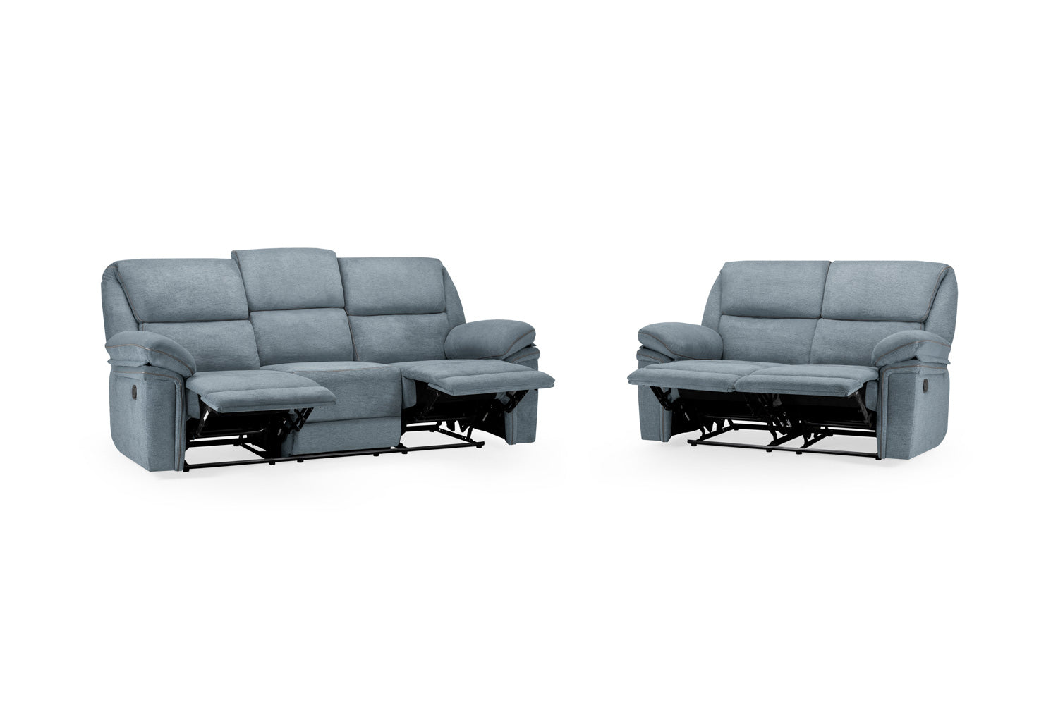 Elio 3 Seater Fabric Manual Reclining Sofa