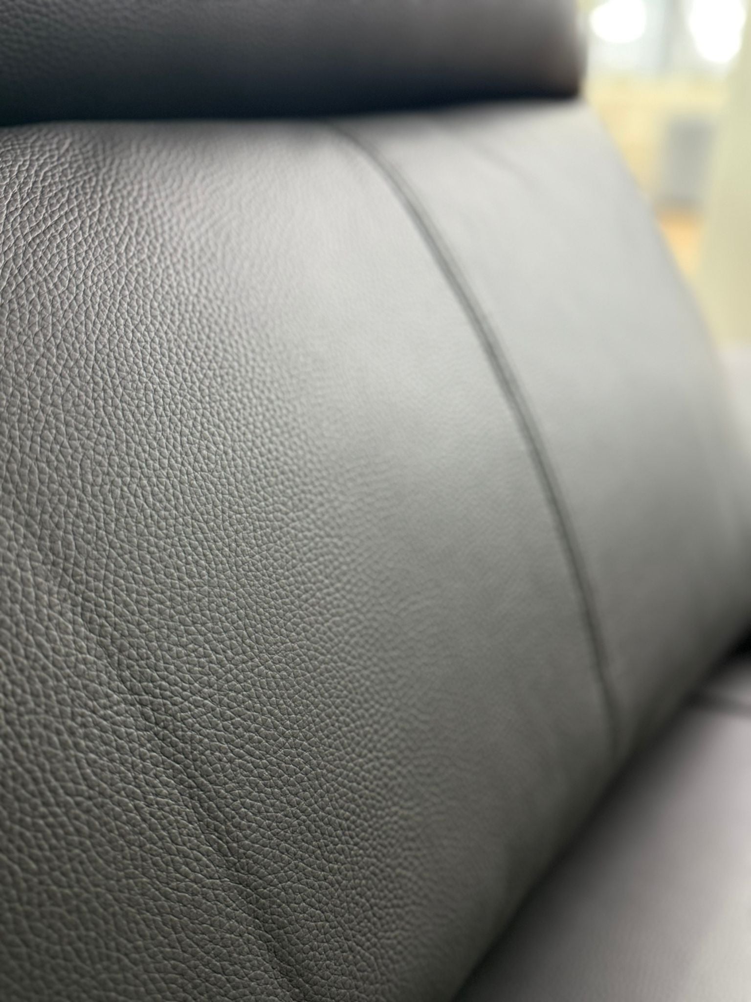 Boston Genuine Leather Electric Recliner Sofa Black 2 Seater