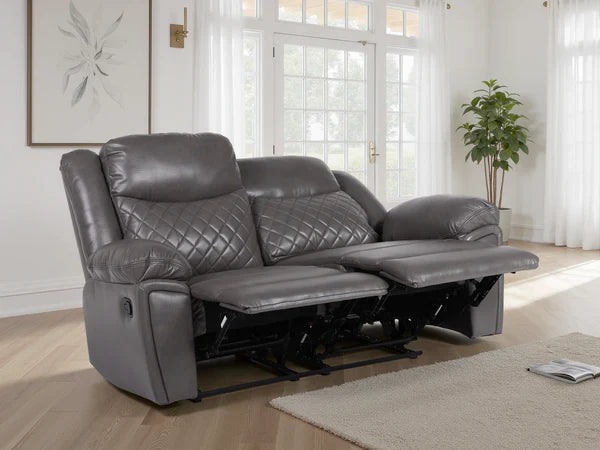 Myra Recliner Sofa Grey 2 Seater