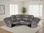 Recliner Sofa Grey Large Corner