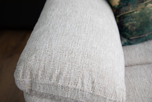 Owen Electric Recliner Sofa Beige Large Corner