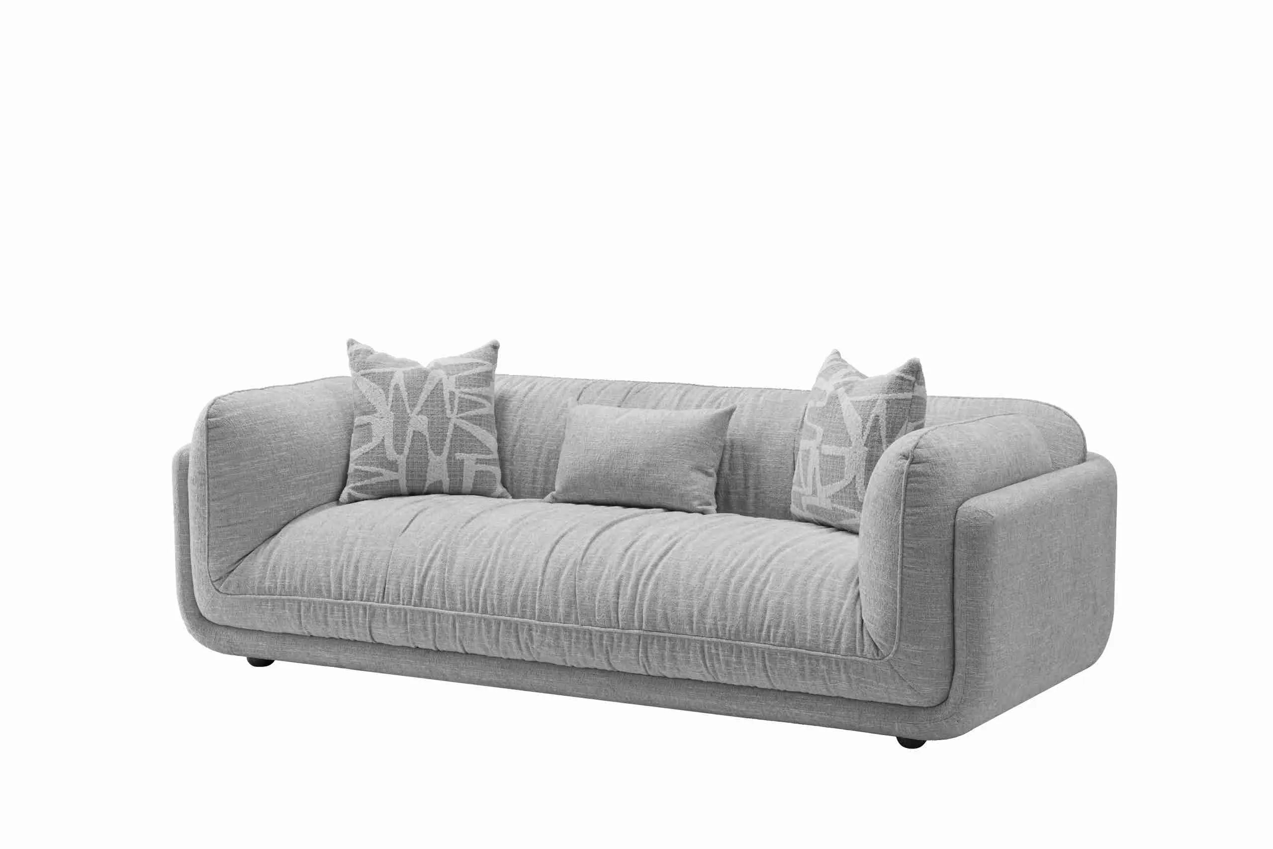 Oxford Sofa 3 Seater Grey