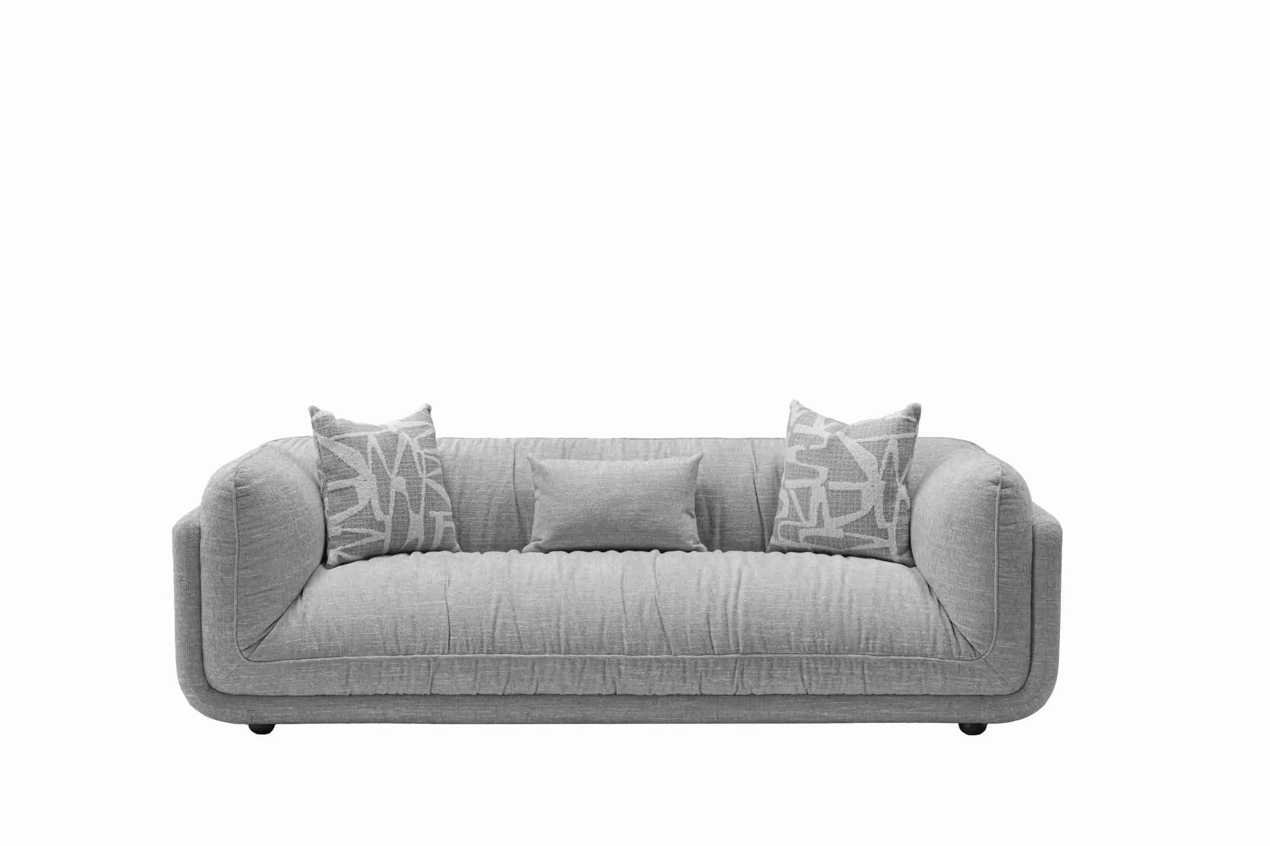 Oxford Sofa 3 Seater Grey