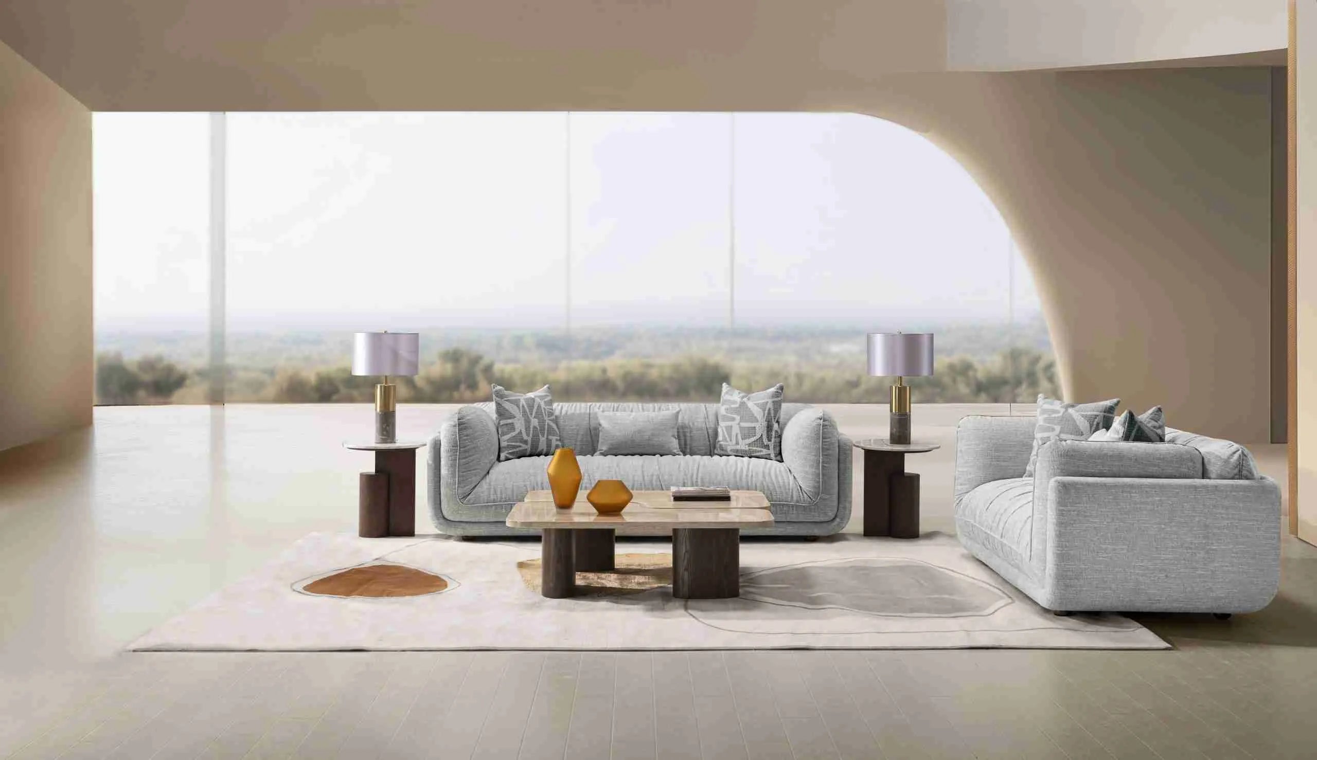 Oxford Sofa 3 Seater Grey