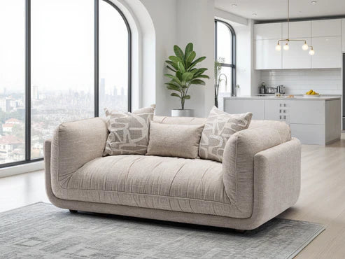 Oxford Sofa 2 Seater in Cream