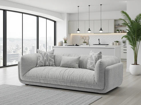 Oxford Sofa 3 Seater Grey