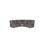 Recliner Sofa Grey Large Corner