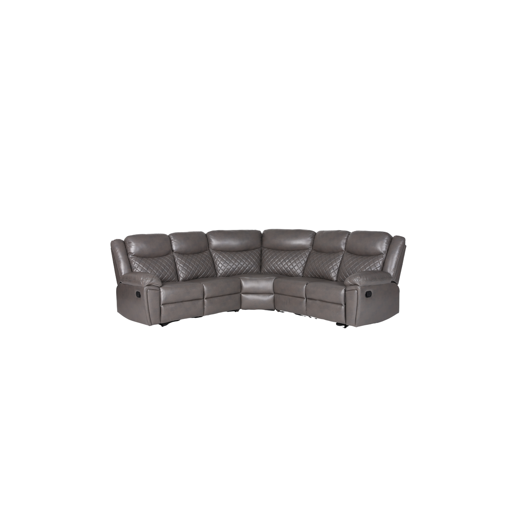 Myra Recliner Sofa Grey Large Corner