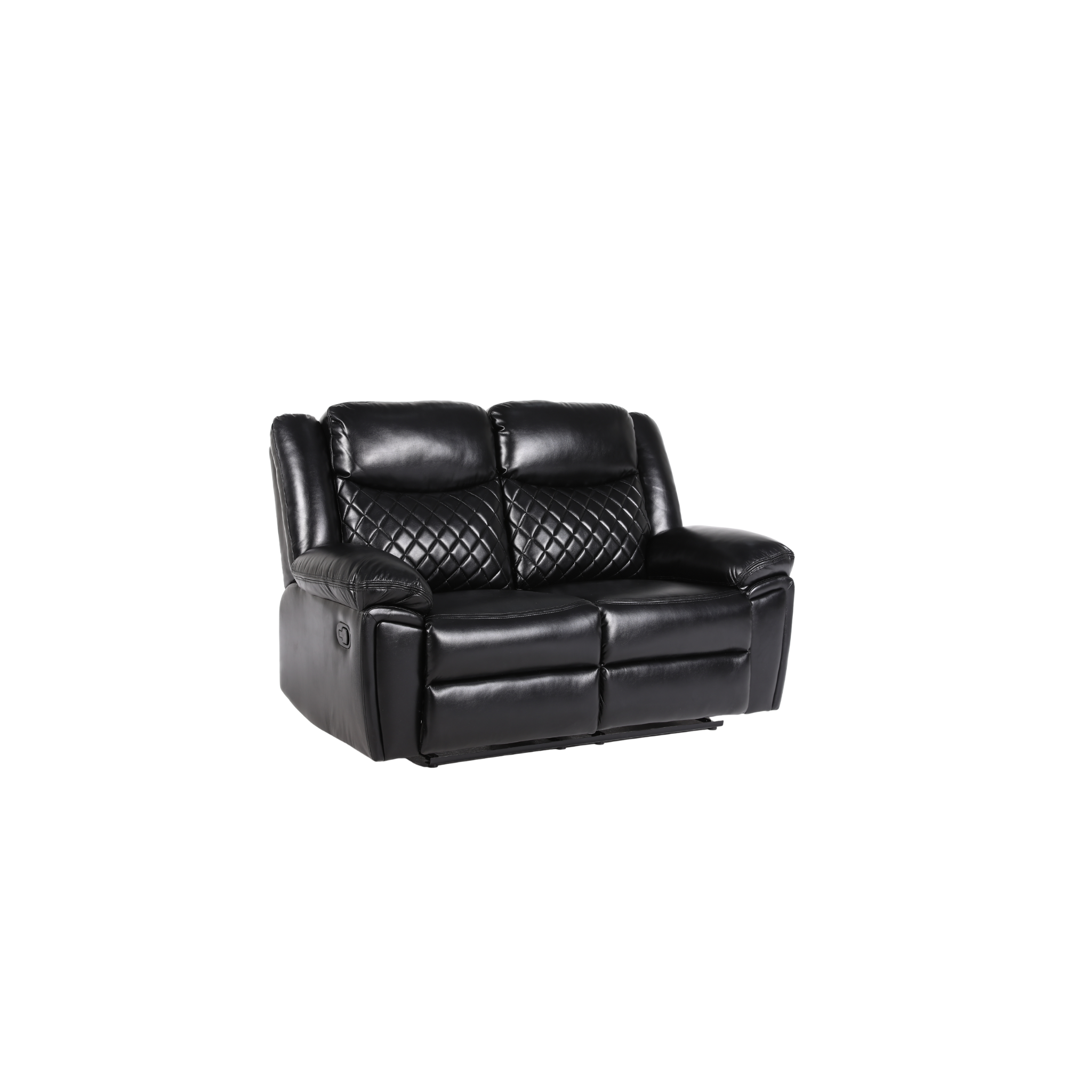 Myra Recliner Sofa Black 2 Seater