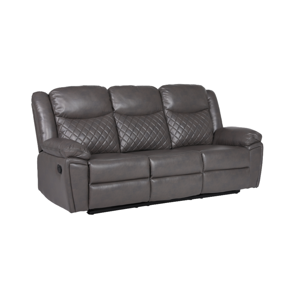 Myra Recliner Sofa Grey 3 Seater