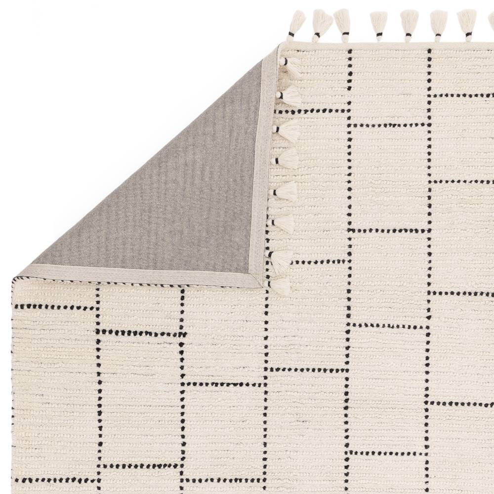 Nepal 120x170cm Cream/Black Tile Rug Rug
