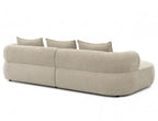 Beige Right Hand Corner Sofa