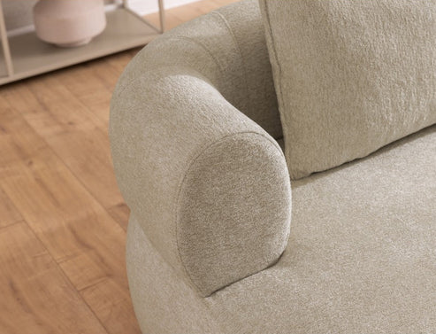 Ferro Beige Left Hand Corner Sofa