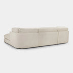 Sofa Beige Boucle U Shape Corner