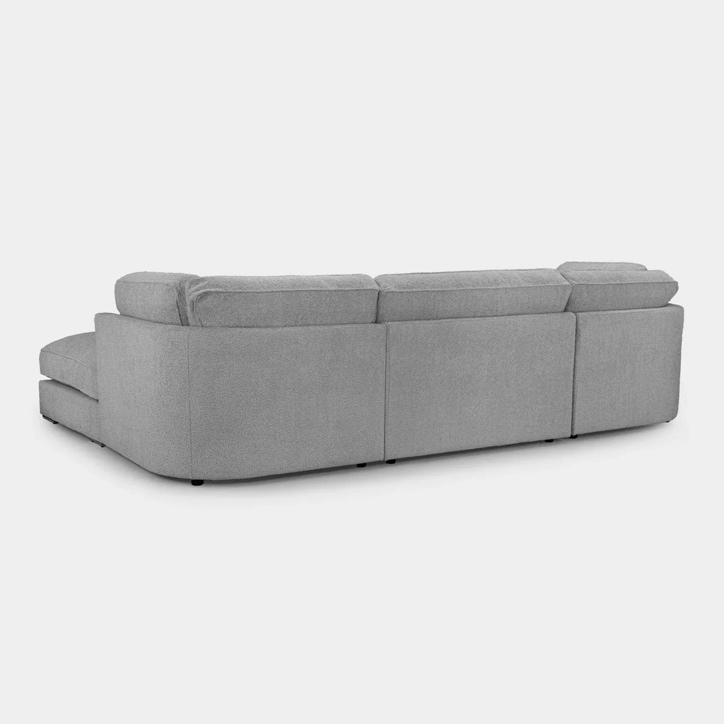 Inga Sofa Grey Boucle U Shape Corner