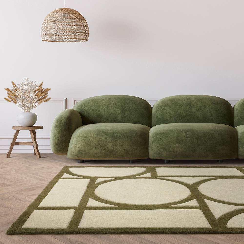 Metro  120x170cm Khaki Rug