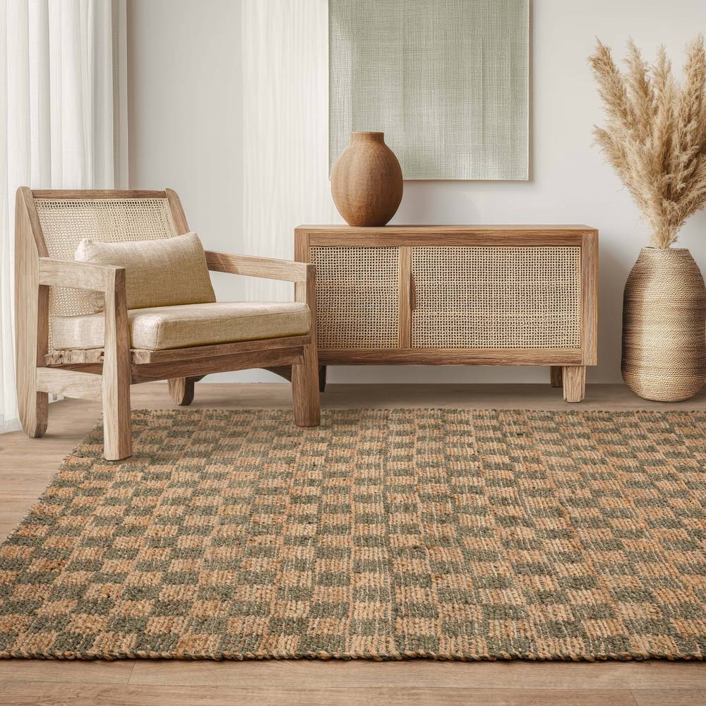 Naturi 120x170cm Olive Green Rug