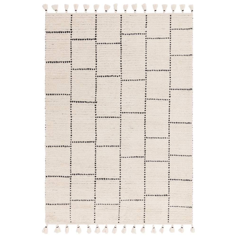 Nepal 120x170cm Cream/Black Tile Rug Rug