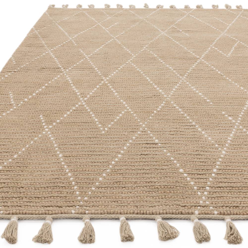 Nepal 120x170cm Sand/Cream Linear Rug Rug